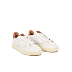 Pataugas BASALT/VTG H2H BLANC/CAMEL -Chaussures Soldes 628055 908 BASKET HOMME BASALT VT H2H BLANC CAMEL 4