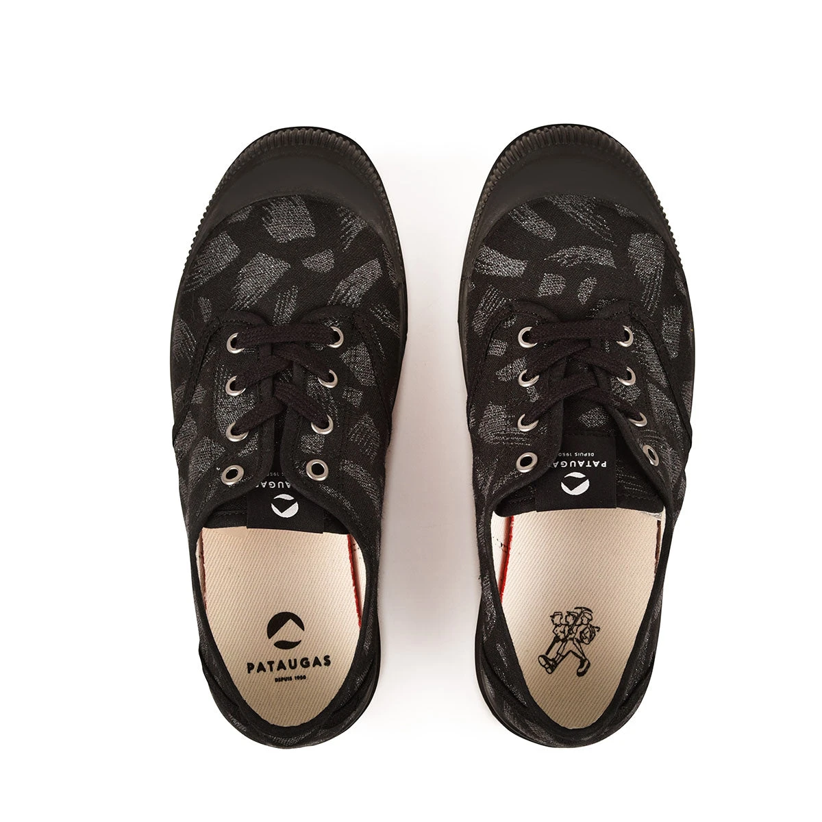 AUTHENTIQUE L/GR F2H NOIR Pataugas AUTHENTIQUE L/GR F2H NOIR -Chaussures Soldes 628083 850 BASKET FEMME OG L GR F4H NOIR 5