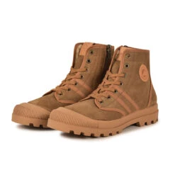 Pataugas AUTHENTIQUE ZIP/SSH F4H CAMEL -Chaussures Soldes 628177 BOOTS FEMME OG ZIPS SSH F4H CAMEL 5web