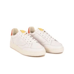Pataugas BASALT/N F2H BLANC/CORAIL -Chaussures Soldes BASKET FEMME BASALT N F2I BLANC CORAIL 628053 936 4
