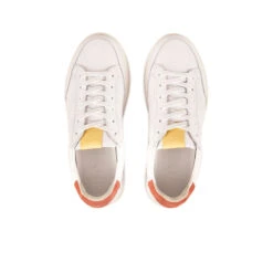 Pataugas BASALT/N F2H BLANC/CORAIL -Chaussures Soldes BASKET FEMME BASALT N F2I BLANC CORAIL 628053 936 6