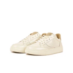 Pataugas BASALT/NME F2H OFF WHITE/DORÉ -Chaussures Soldes BASKET FEMME BASALT NME F2H OFFWHITE DORE 5 c8a6f576 d253 4346 9652 3a896f23c6dd