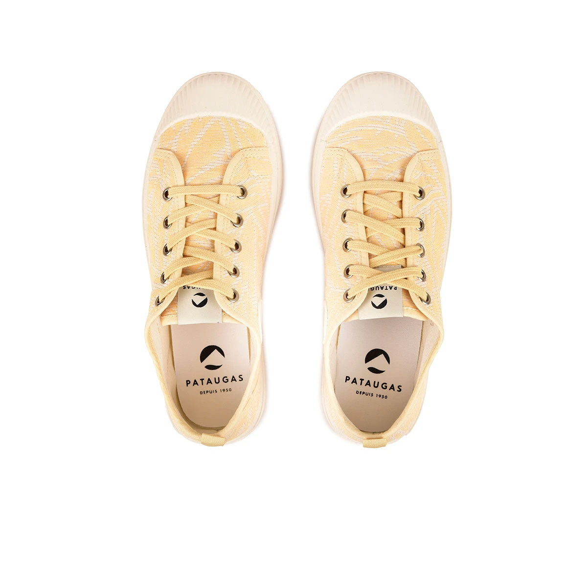 ETCHE L/MF F2I JAUNE Pataugas ETCHE L/MF F2I JAUNE -Chaussures Soldes BASKET FEMME ETCHE L MF F2I JAUNE 628374 200 6