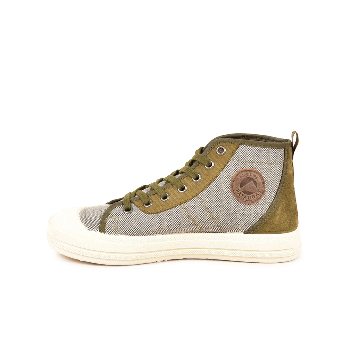 ETCHE M/MIXTC F4I KAKI Pataugas ETCHE M/MIXTC F4I KAKI -Chaussures Soldes BASKET FEMME ETCHE M MIXTC F4I KAKI 628485 554 3