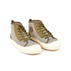 Pataugas ETCHE M/MIXTC F4I KAKI 4 Pataugas ETCHE M/MIXTC F4I KAKI -Chaussures Soldes BASKET FEMME ETCHE M MIXTC F4I KAKI 628485 554 4