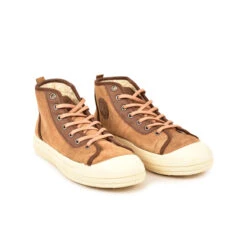 Pataugas ETCHE M/SWS F4I CAMEL -Chaussures Soldes BASKET FEMME ETCHE M SWS F4I CAMEL 628488 751 4