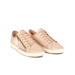 Pataugas JESTER/MIX F2H ROSE -Chaussures Soldes BASKET FEMME JESTER MIX F2H ROSE 628069 300 4