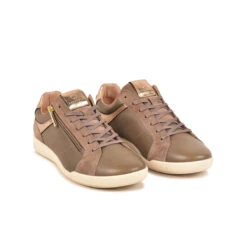 Pataugas PALME L/MIX F2I TAUPE -Chaussures Soldes BASKET FEMME PALME L MIX F2I TAUPE 628403 154 4 cc07391d 3ed2 4e90 8e3d 013e6a881c82