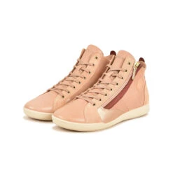Pataugas PALME/MIXGL F4I BLUSH -Chaussures Soldes BASKET FEMME PALME MIXGL F4I BLUSH 628457 310 4