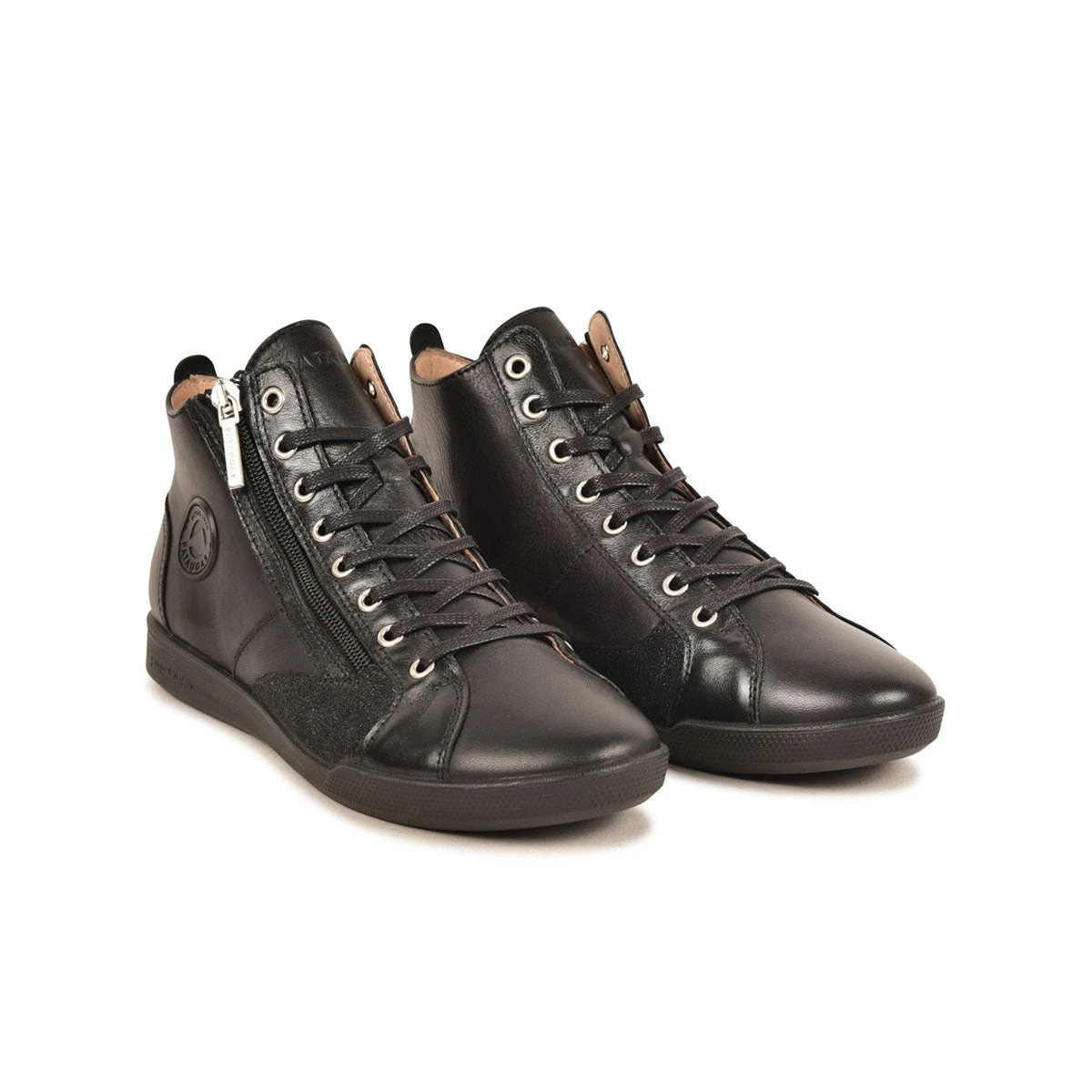 PALME/MIXGL F4I NOIR Pataugas PALME/MIXGL F4I NOIR -Chaussures Soldes BASKET FEMME PALME MIXGL F4I NOIR 628457 850 4