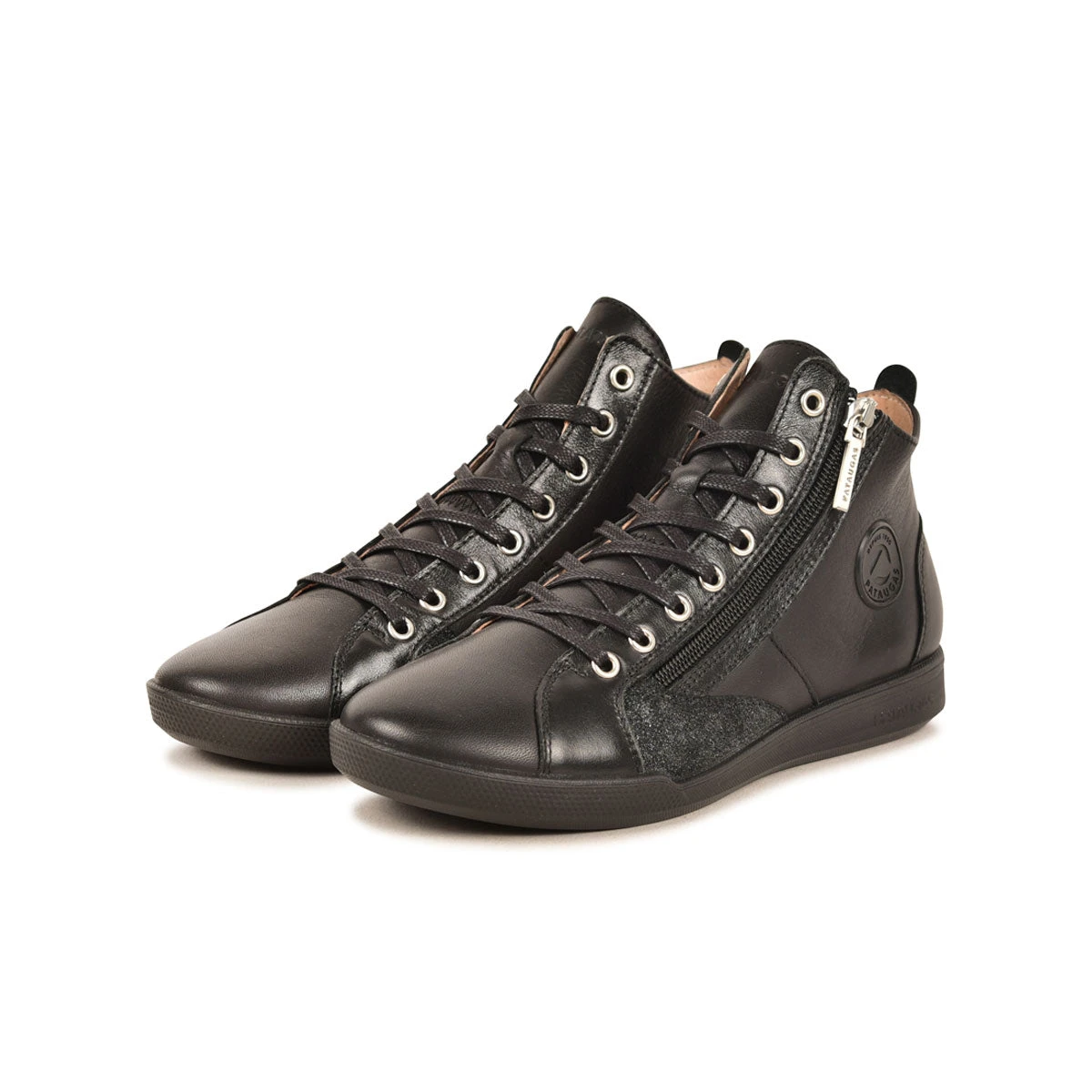 PALME/MIXGL F4I NOIR Pataugas PALME/MIXGL F4I NOIR -Chaussures Soldes BASKET FEMME PALME MIXGL F4I NOIR 628457 850 5