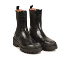 Pataugas AINOA CH/GR F4I NOIR 5 Pataugas AINOA CH/GR F4I NOIR -Chaussures Soldes BOOTS FEMME AINOA CH GR F4I NOIR 628454 850 4