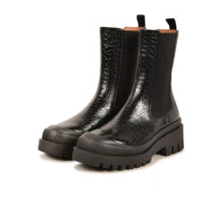 Pataugas AINOA CH/GR F4I NOIR 6 Pataugas AINOA CH/GR F4I NOIR -Chaussures Soldes BOOTS FEMME AINOA CH GR F4I NOIR 628454 850 5